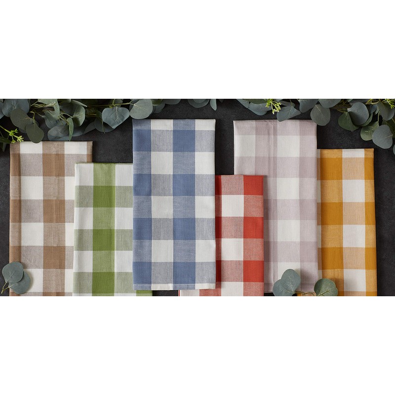 DII Classic Farmhouse Kitchen Collection, Cotton, Antique Green, Dishtowel Set
