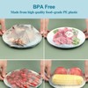 JeregBue Fresh Keeping Bags,200 PCS Reusable Plastic Bowl Covers and