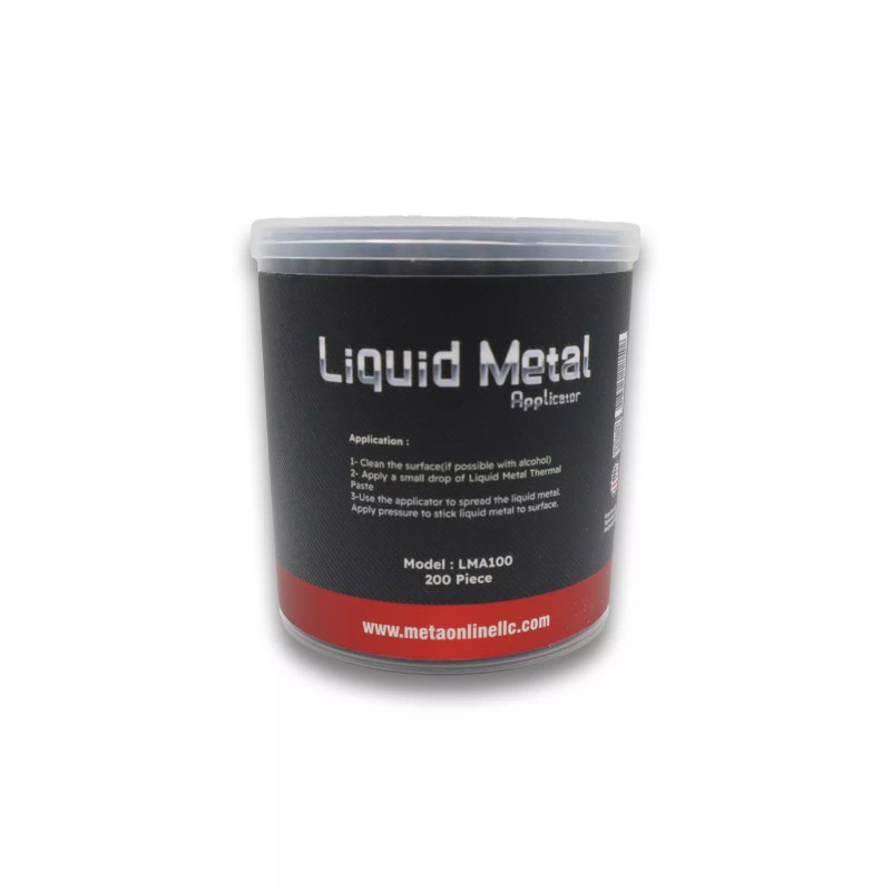 Meta Online LLC Liquid Metal Applicator 200 Pcs fir Liquid