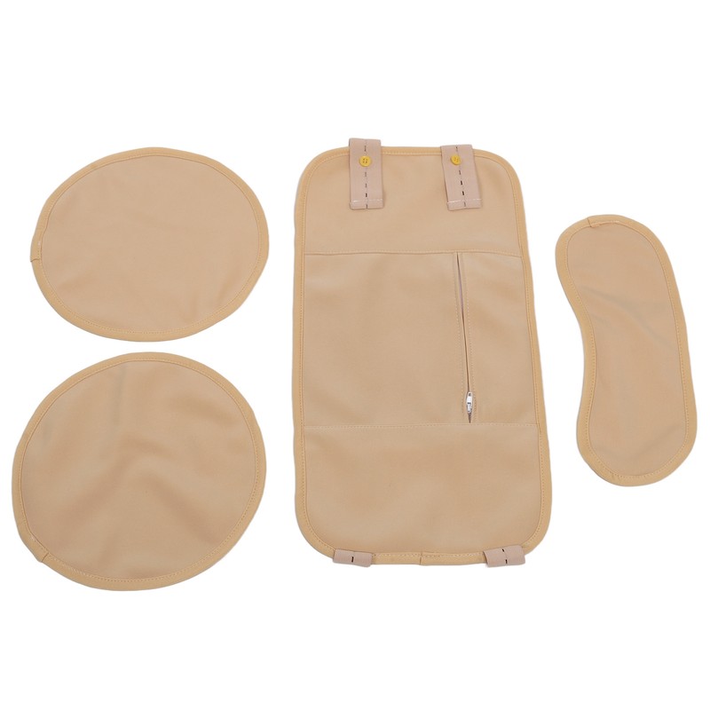 4pcs Castor Oil Packs Set Adjust Straps Prevent Leakage Washable