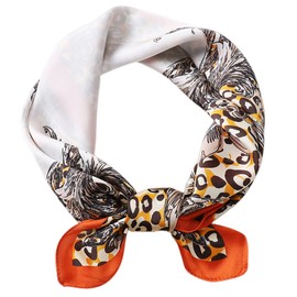 FAIRYGATE Women's Silk Feel Scarf Neck Scarf Women Silk Scarf Silk Scarf Bandanas Handkerchief Neck Wrist, 26007