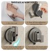 Suction Cup Hooks for Shower, Ffunhoo Heavy Suction Cups Without