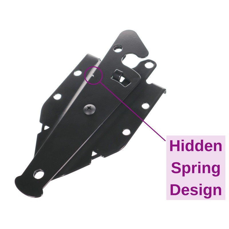 Self-Closing Gate Latch, Wood Fence Gate Latches, Pad-Lockable, Gate Lock