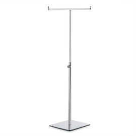 Polmart Countertop Heavy Duty Adjustable T-Shaped Handbag Purse Display Stand - Silver (1 - Pack)