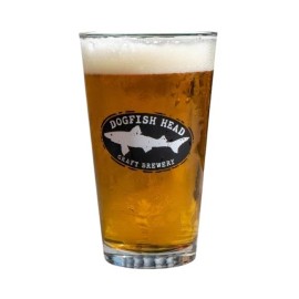 Dogfish Head Brewery Updated 2025 Logo Pint Glass - Set of 2