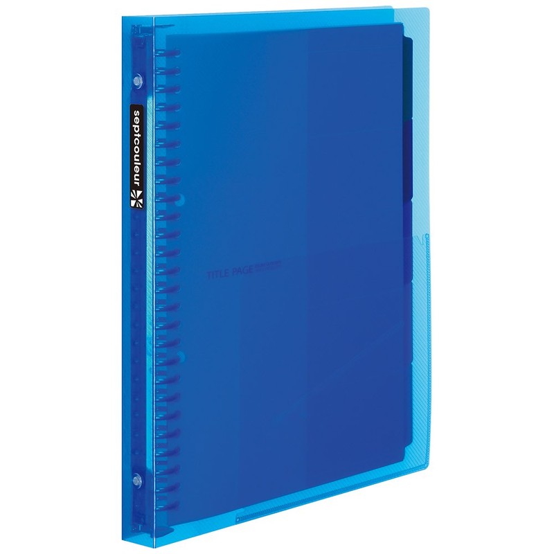 Maruman Loose Leaf Binder B5 Sept Couleur 26 Holes Blue