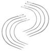 TIESOME 8 PCS 4 Sizes Curved Needles, Sewing Curved Needles