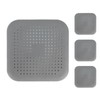 Square Silicone Sink Strainer with Suction Cups – Anti-Clogging Drain