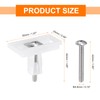 sourcing map 2Pcs Toilet Seat Cover Hinge, 50mm Blind Hole