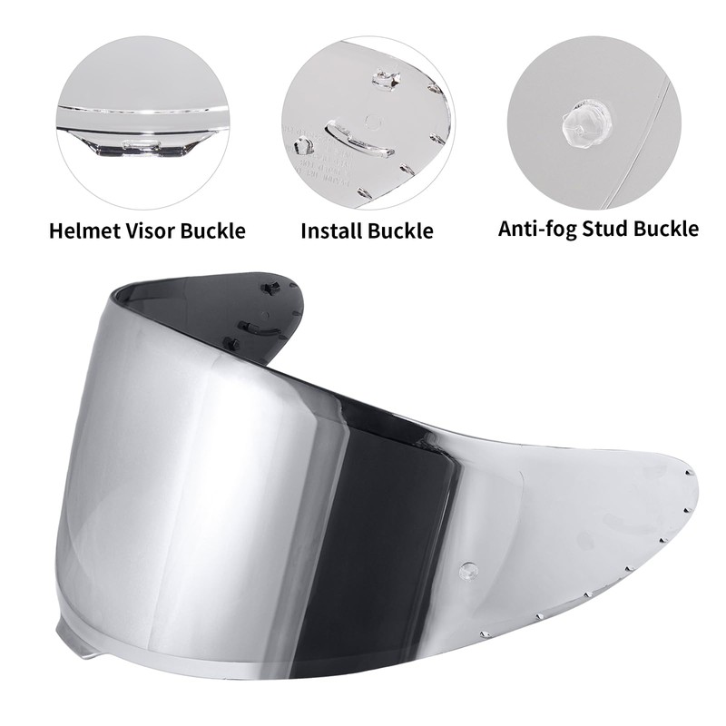 VCOROS RF-1400 Helmet Visor Replacement Face Shield Accessories Compatible with