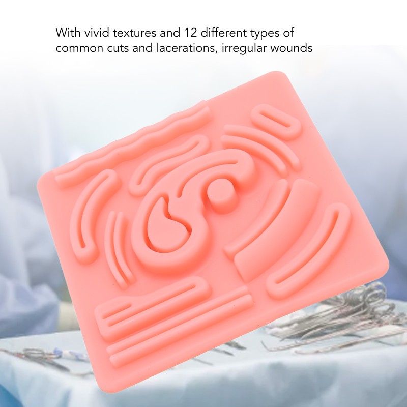 Silicone Laparoscopic Suture Simulation Pad 3D Laparoscopic Suture Pad with