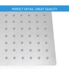 NearMoon Rain Shower Head, High Flow Stainless Steel Square Rainfall