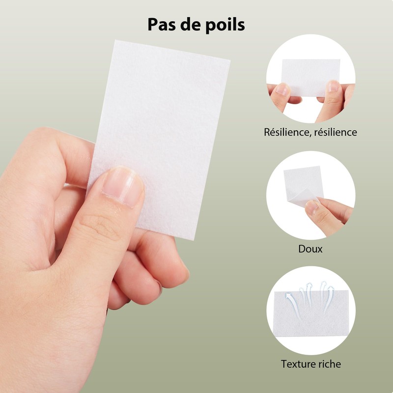 300 Pezzi Pad Unghie per Sgrassare, Dischetti Cotone Senza Pelucchi