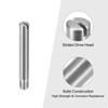 uxcell 10Pcs M4 x 30mm Slotted Cylindrical Pin 304 Stainless