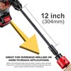 GEINXURN Tools Hole Saw Extension Chuck, 12-Inch x 1/2-Inch Hex
