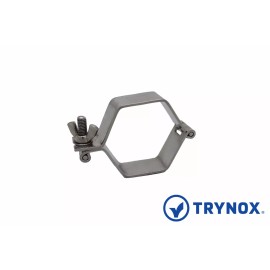 Trynox SMS 4'' Sanitary Hinged Tube Hanger 304 Stainless Steel Trynox