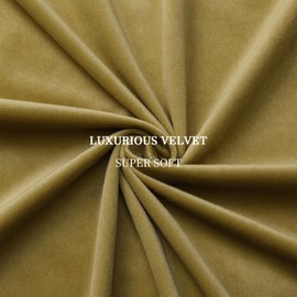 Dchola Sage Green Velvet Curtains for Bedroom Window, Super Soft Vintage Luxury Heavy Drapes, Room Darkening Rod Pocket Curtain for Living Room, W52 by L96 inches, 2 Panels