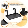 Fardtry 2 Pcs Office Cubicle Shelf with Adjustable Hooks, 10''L