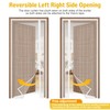 CHIYUNS White Reversible Left Right Side Opening Screen Door, Mesh
