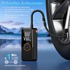 Antifnuo Elektrische Luftpumpe, Luftpumpe Elektrisch mit 10000mAh Akku, 150PSI Tragbar