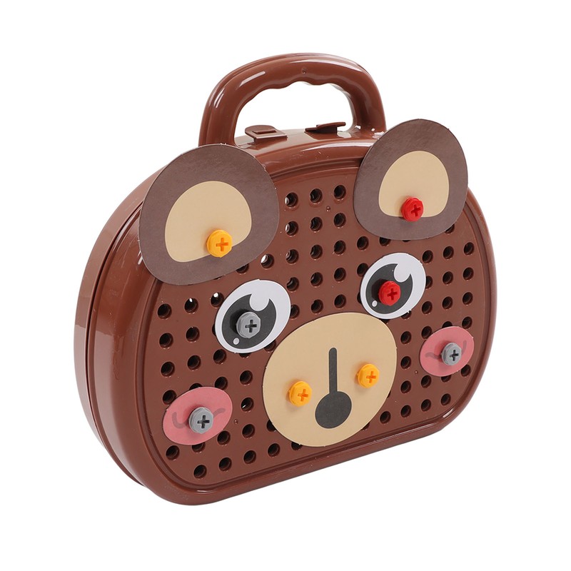 Drill Puzzle Set Steam Learning Toys with Electric Drill Screw