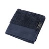 Kusuhashi Crest Weave Wash Towel, Imabari Towel, Tantoro 2, Navy,