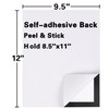 MFoffice Self-Adhesive Magnetic Document Sign Holder 8.5X11'',Black,Pack of 10