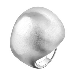 Aprilery Gold and Silver Rings for Women, Chunky Signet Statement Rings Gold Plated Band Ring Wide Metal Square Rings Cocktail Costume Jewelry for Her