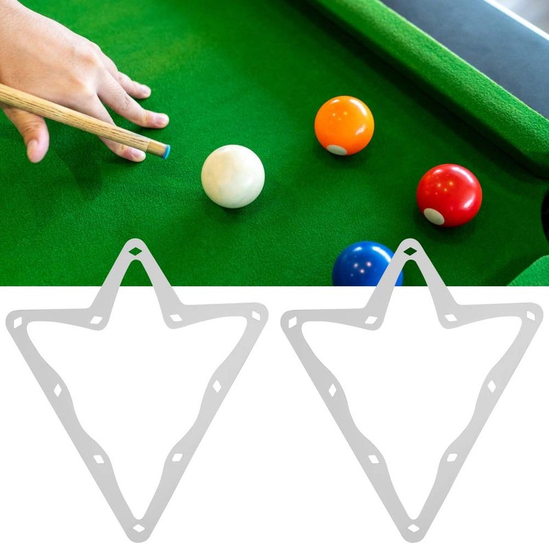 Alomejor Pack of 6 Billiard Ball Rack Sheet 10 Ball