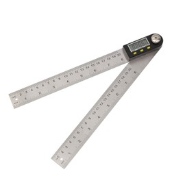 Stainless Steel Professional digital display angle finder steel rule 200mm