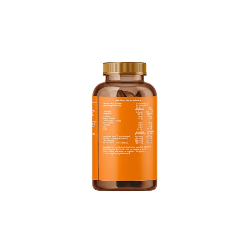 L-Glutathione Suplemento Alimenticio de Joycare Juliana, 120 Cápsulas con Vitamina