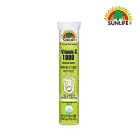 Sunlife 갤러리아 썬라이프 발포 비타민 C 1000 레몬/라임맛 (20정) Galleria Sunlife Effervescent Vitamin C 1000 Lemon/Lime Flavor (20 Tablets)