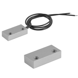 Tiardey Magnetic Reed Switch Surface Mount Wired NC Door Sensor Alarm Magnetic Reed Switch Door Contact Sensor Alarm for Home Security Door and Window Sensor MC-52