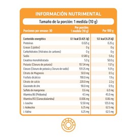Creatina Monohidratada con Electrolitos y Vitaminas | Healthaddiction Electrofresh Naranja | Con BCAAs, Prebióticos, Sin Azúcar, Sin Calorías | 30 Por