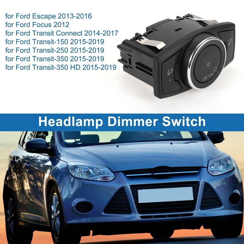 X AUTOHAUX No.CV6Z11654L/HLS1575/1S13820/SW6865 Headlight Switch for Ford Escape 2013-2016 Headlamp