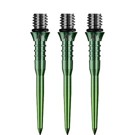 Mission Darts X2624 Titan Pro | 30mm Grooved Titanium Dart Tip Conversion Point Gradient Green