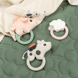 Done by Deer Dotti Sand Rattle with Teether