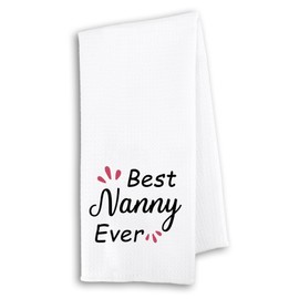 sidaopiu Birthday Gifts for Nanny Kitchen Towels,Nanny Christmas Kitchen Towels Present Ideas