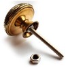 French Furniture Fittings Set of 6 Brass Knobs (FFF) Kitchen