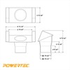 POWERTEC 70288 Router Table Dust Port – Dust Collection Hose