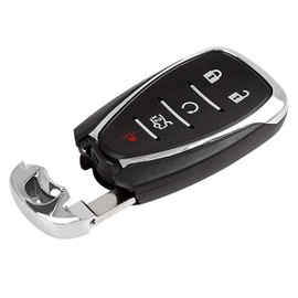 QIXIUBIA Key Fob Shell Cover Replacement Fits for Chevy 2016-2020 Malibu Cruze Camaro Volt Blazer Traverse Keyless Entry Remote Control Outer Case (5-Button-A)