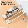 Operitacx Invisible Cabinet Handle Metal Pull Handle for Wardrobe Space