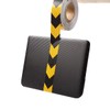AISEY Reflective Safety Tape (Gold Yellow/Black, 2" x30ft)