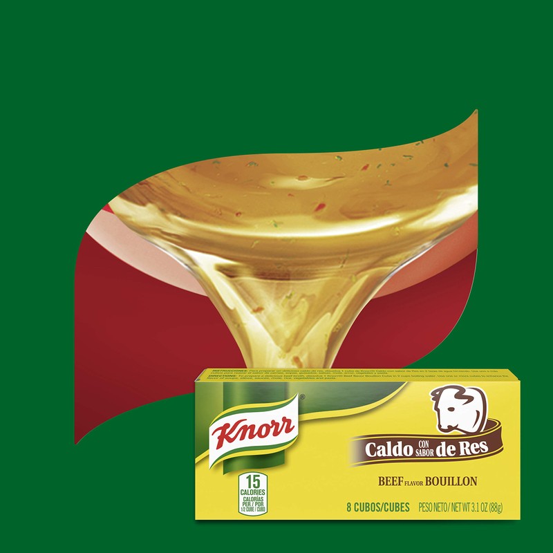 Knorr Bouillon Cubes Beef Flavor Bouillon/Caldo de Res Pack of