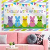 Chillin With My Peeps Easter Banner 72x48 Inch with 4