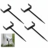 Otoolling 4 Pack Rainwater Downspout Bracket with Strap, Heavy Duty