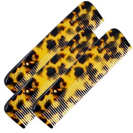 Giorgio G27 Handmade All Fine Tooth Pocket Comb, Hair Comb Straightener for Everyday Grooming Styling Hair, Mustache and Beard for Men Women and Kids, Use Dry or with Balms, Saw Cut and Polished