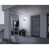 Lunartec Wall Lamp: Duo LED Outdoor Wall Spotlight with Motion