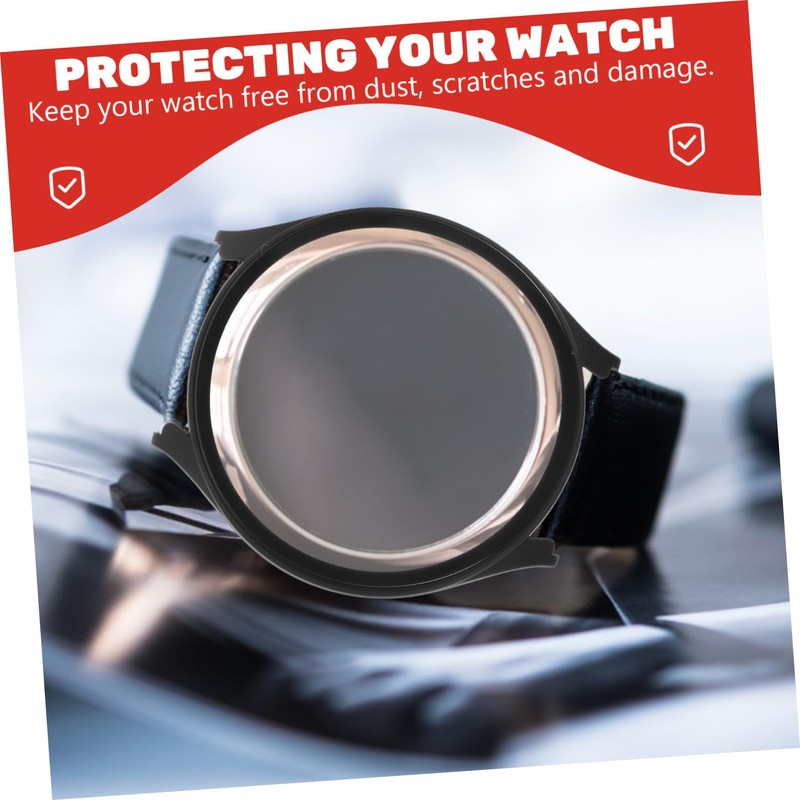 VILLFUL 2pcs Smartwatch Protective Cover for Watch Tempered Film Integrated