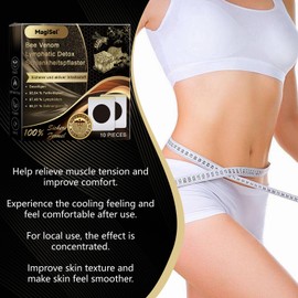 Gewichtsverlust Aufkleber, Bienengift-Lymphdrainage-Schlankheitspflaster, Abnehmen Patch, Bienengift Pflaster Zum Abnehmen, Taille schlank, Schnelles Abnehmen, für Personen jeden Alters 10PCS